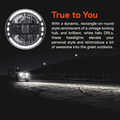 ONLINE LED STORE True Mods 4-inch fog lights enhance foreground visibility in challenging conditions.