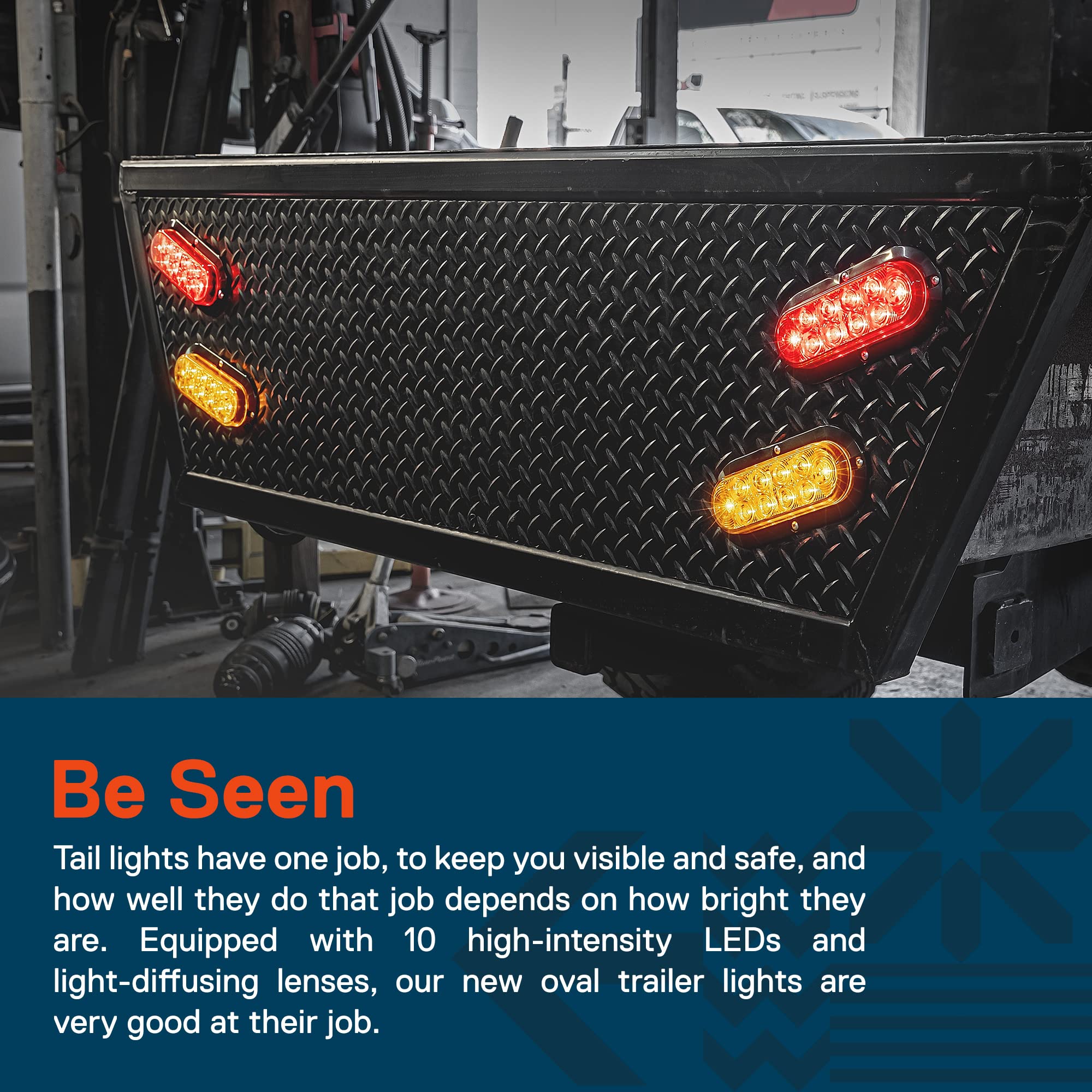 TRUE MODS IP67 seal emphasizes weatherproof, submersible performance for harsh trailer conditions