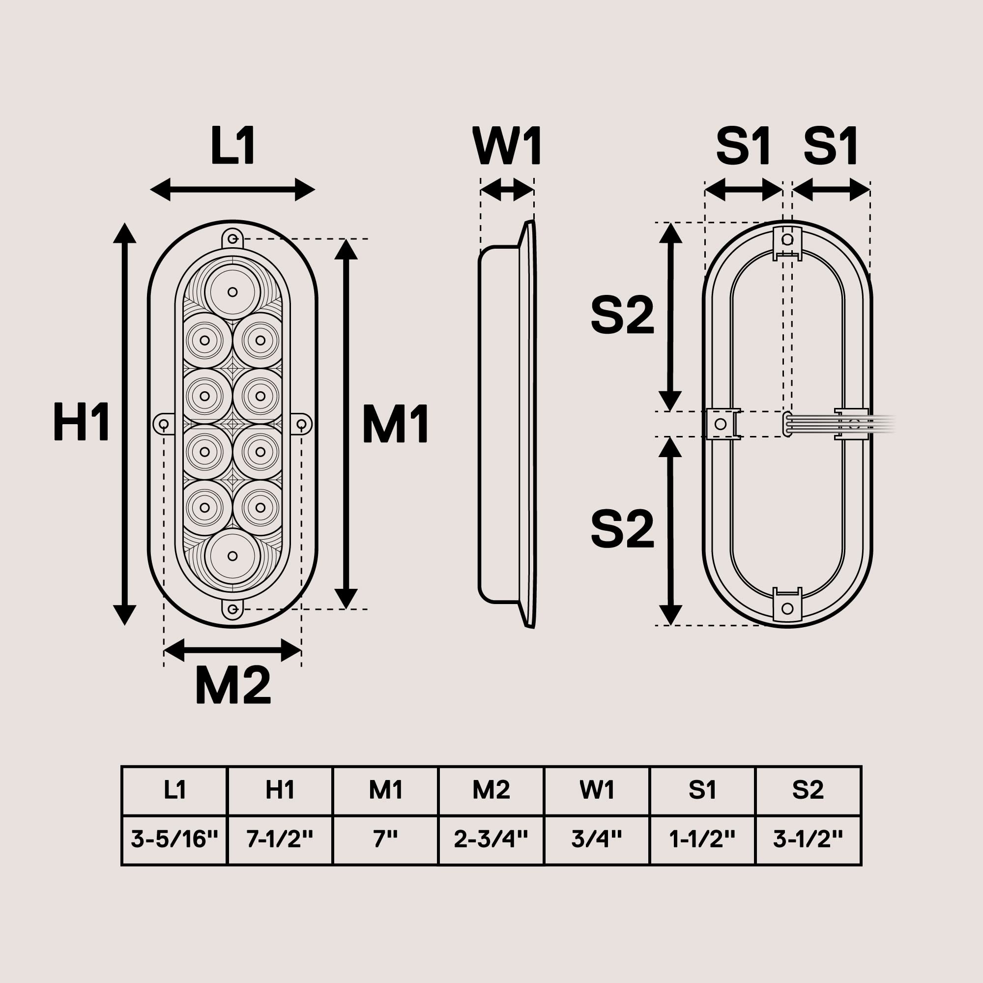 TRUE MODS white reverse light provides bright backup illumination for easy vehicle positioning