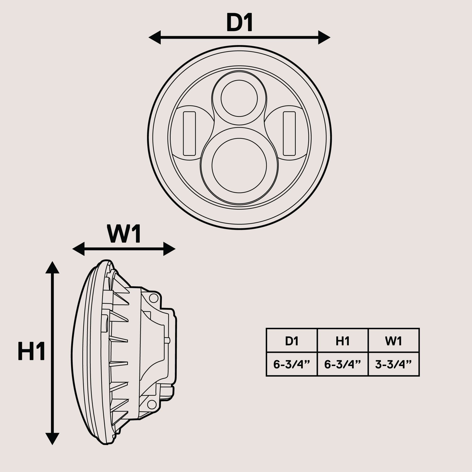 ONLINE LED STORE True Mods 7in Harley headlight, plug-and-play install with no wiring cuts.