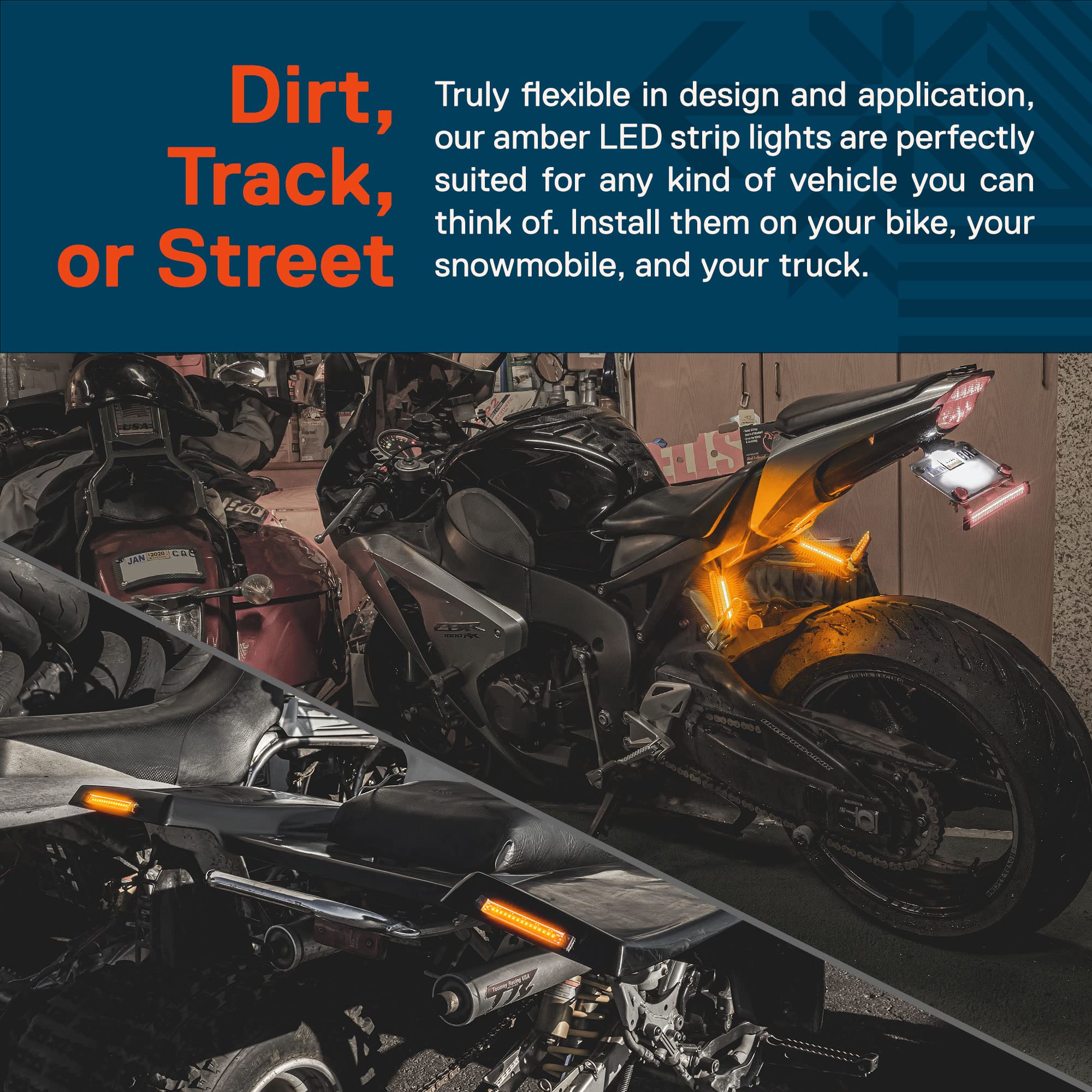 ONLINE LED STORE True Mods self-adhesive backing enabling easy installation