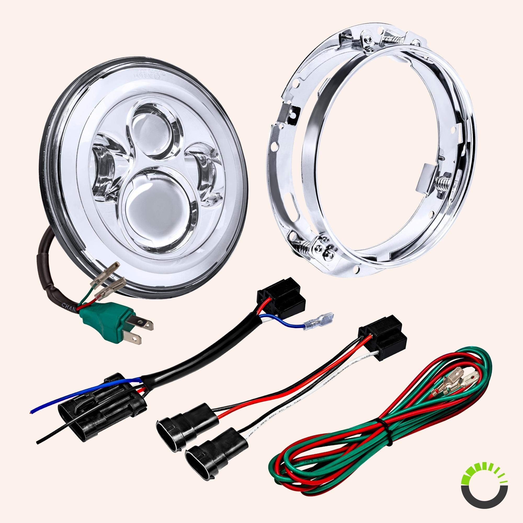 ONLINE LED STORE True Mods Chrome Harley bracket with warranty-friendly support.