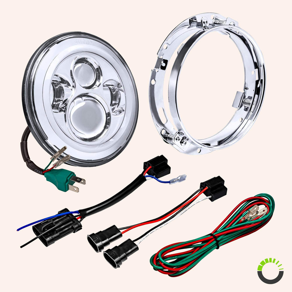 ONLINE LED STORE True Mods Chrome Harley bracket with warranty-friendly support.