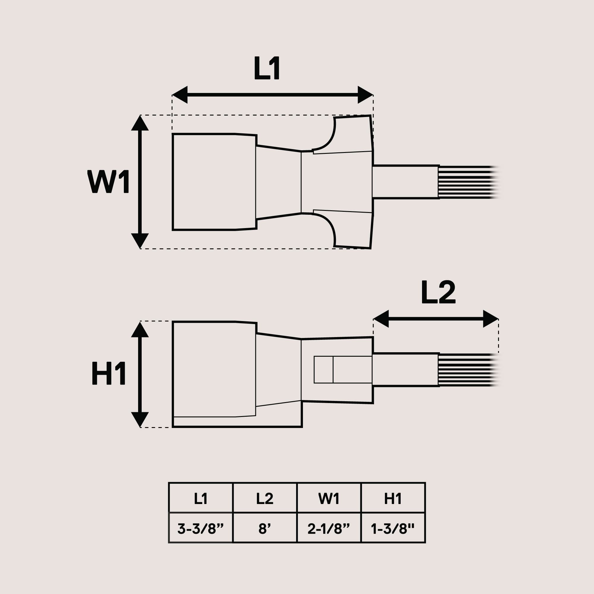 True Mods heavy-duty copper terminals ensure solid, reliable connections.