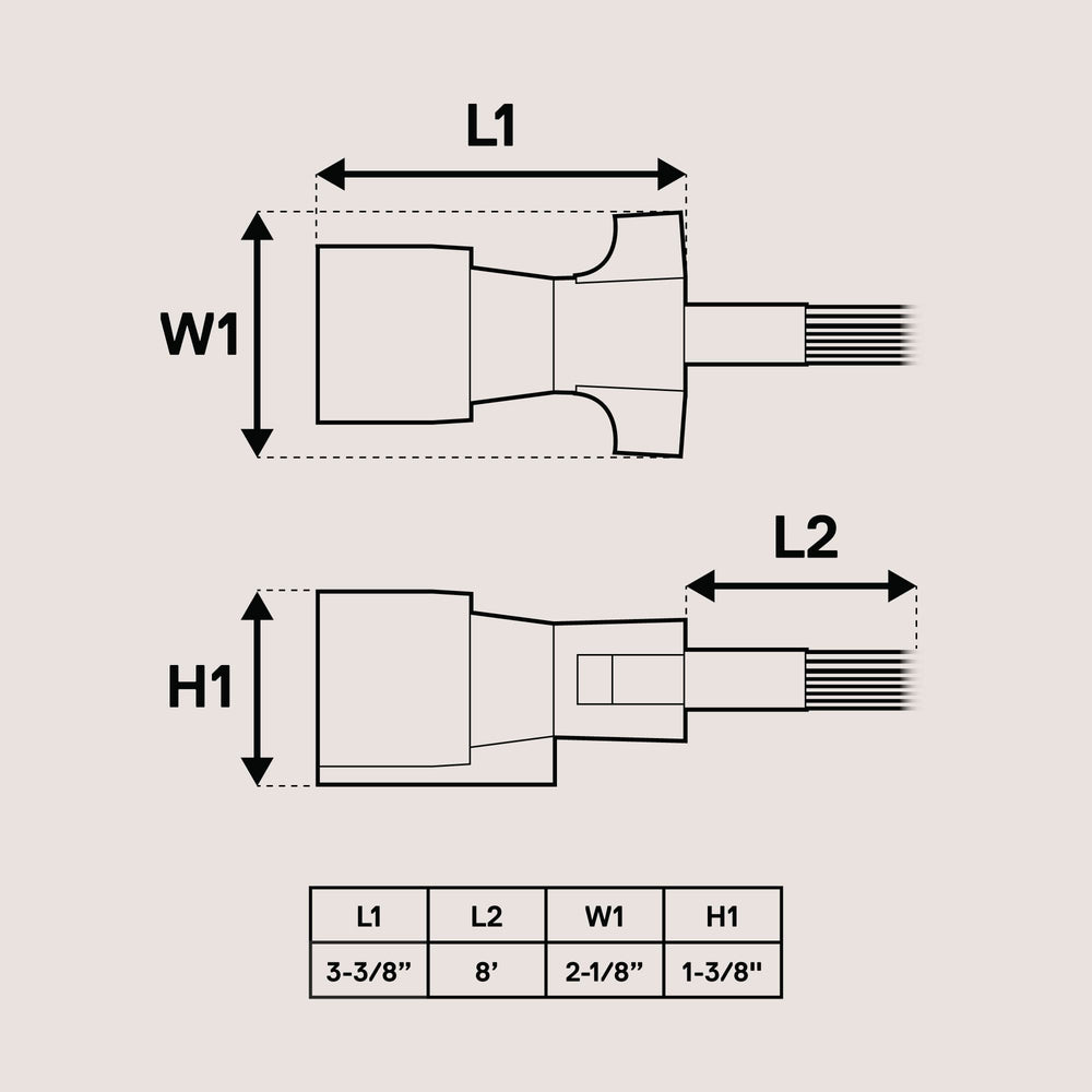 True Mods heavy-duty copper terminals ensure solid, reliable connections.
