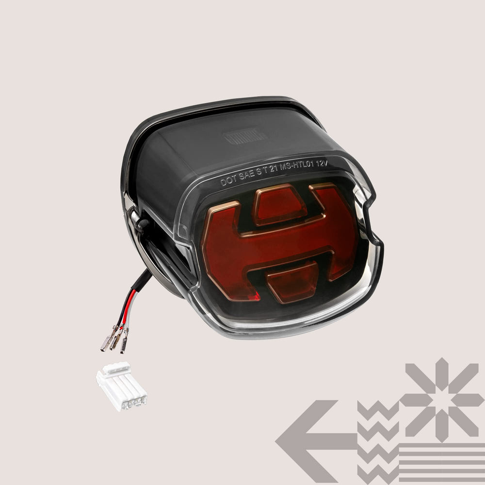 ONLINE LED STORE True Mods LED brake light provides bright running and license illumination.