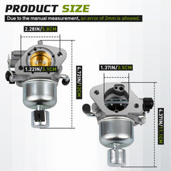 Onsnail Kohler 7000 carburetor with air filter included for cleaner intake.