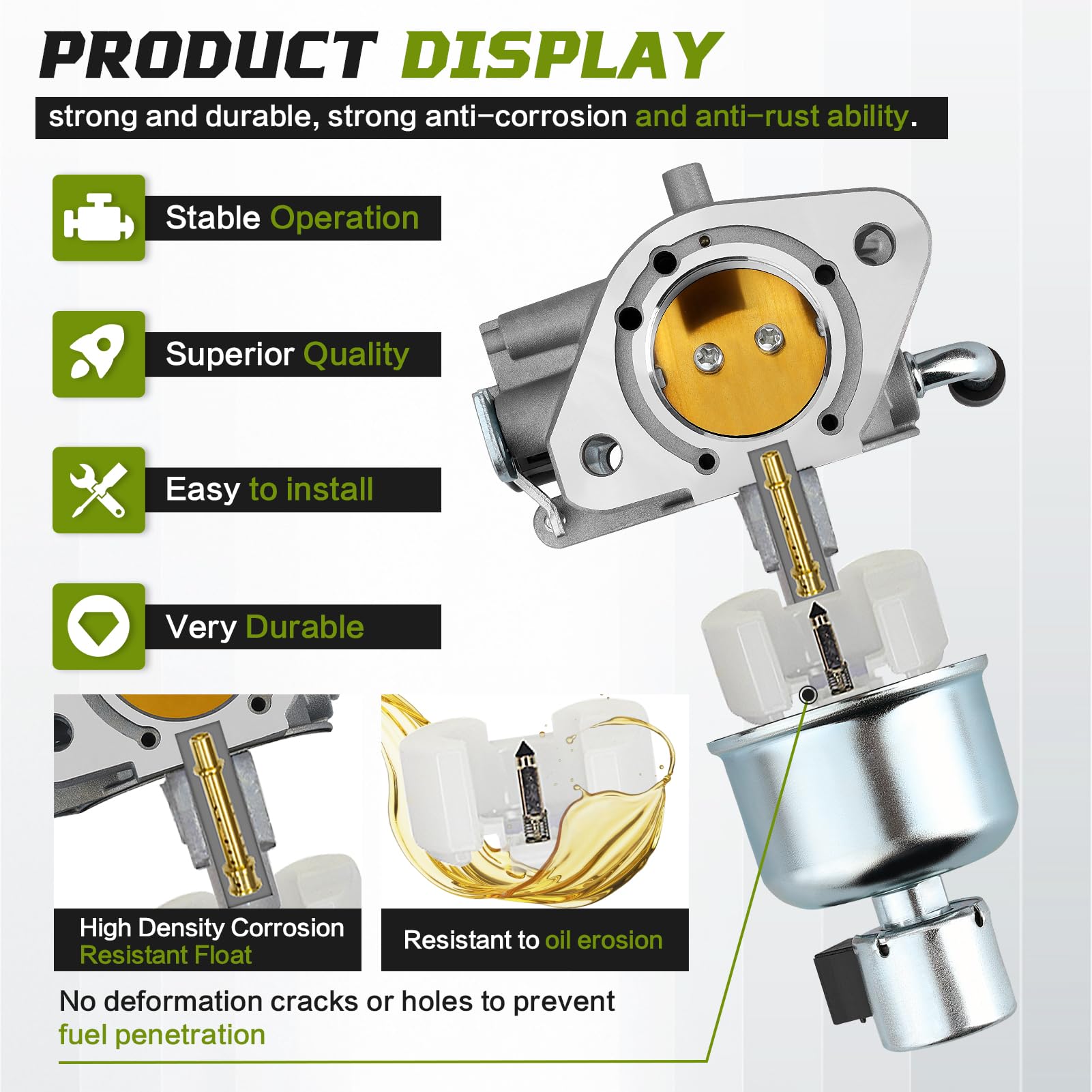 Onsnail complete kit includes fuel pump, filter, air filter, oil filter, spark plugs.