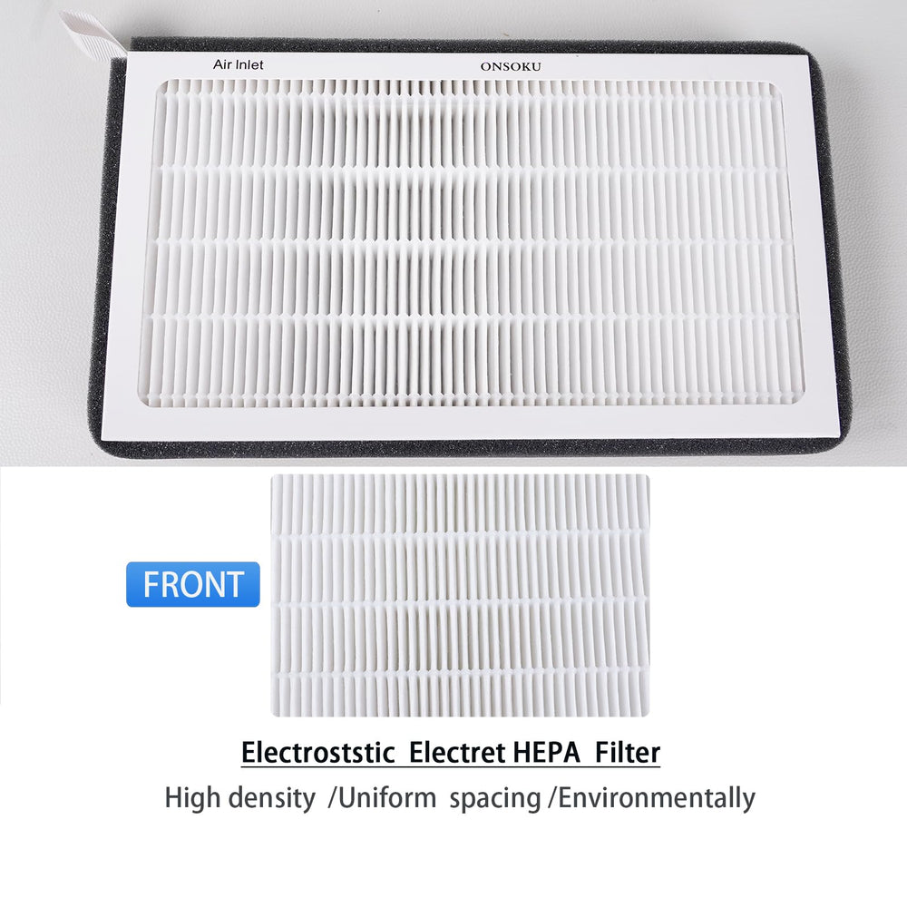 ONSOKU ModelY Model3 cabin air filter inside car illustrating clean, refreshed cabin air.