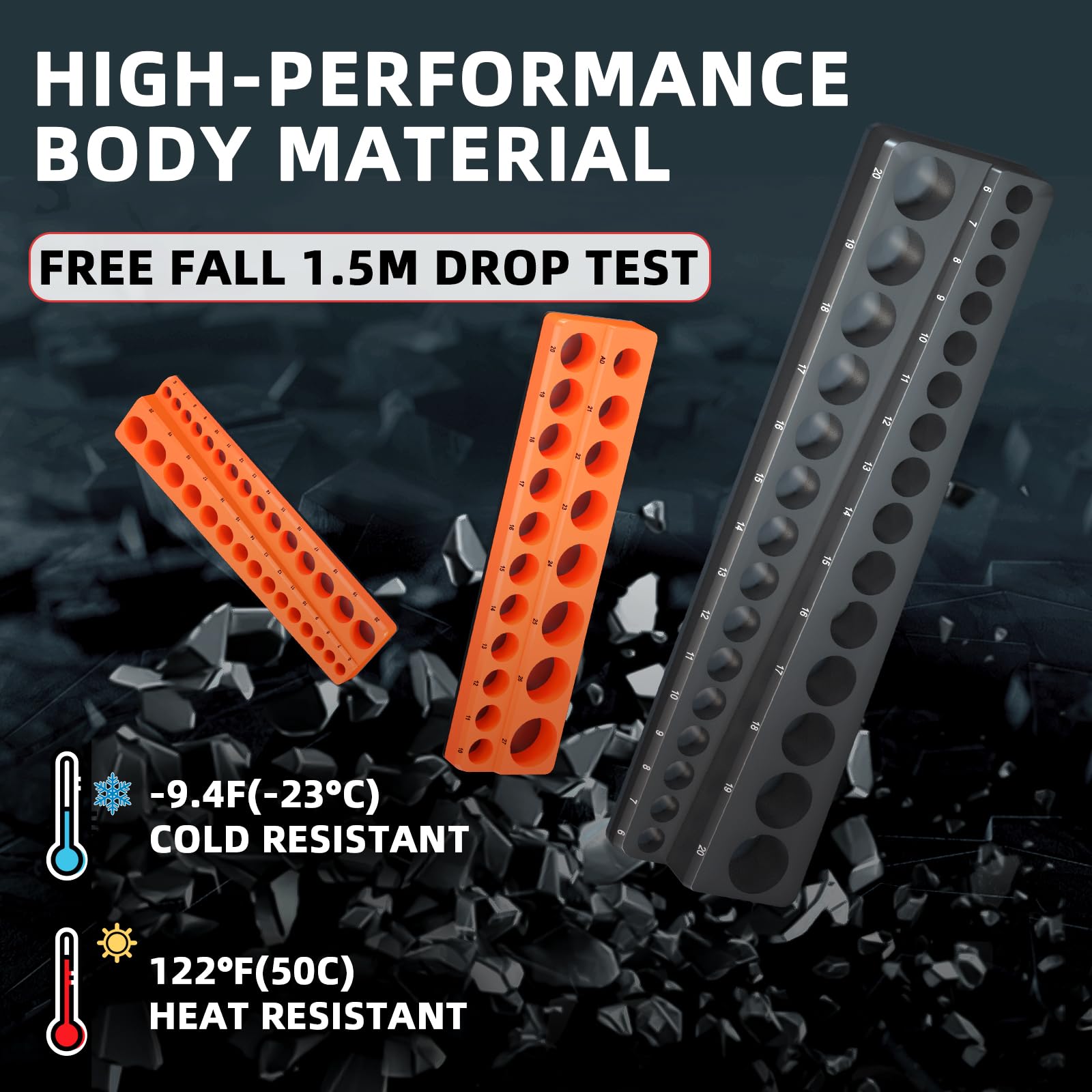 Onsski durable magnet base prevents loss during movement and transport.