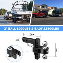 Onsski stainless steel hitch locks protect against theft.