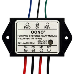 OONO Forward and Reverse Relay Module front view for bidirectional motor control.