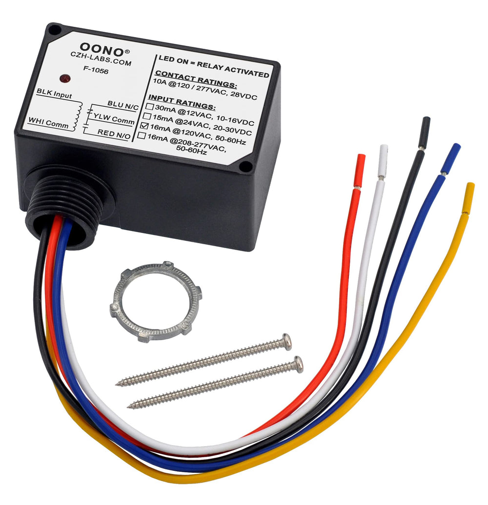 OONO polycarbonate enclosure featuring LED indicator for quick status checks.