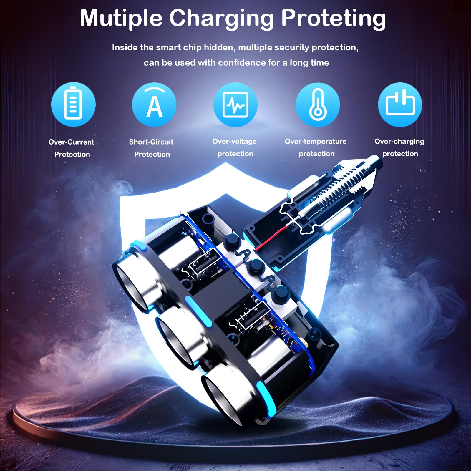 OTOOKAYA self-recovery fuse automatically restarts after overload