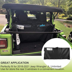 Opall bag interior with soft linings and slots protecting windows during transport