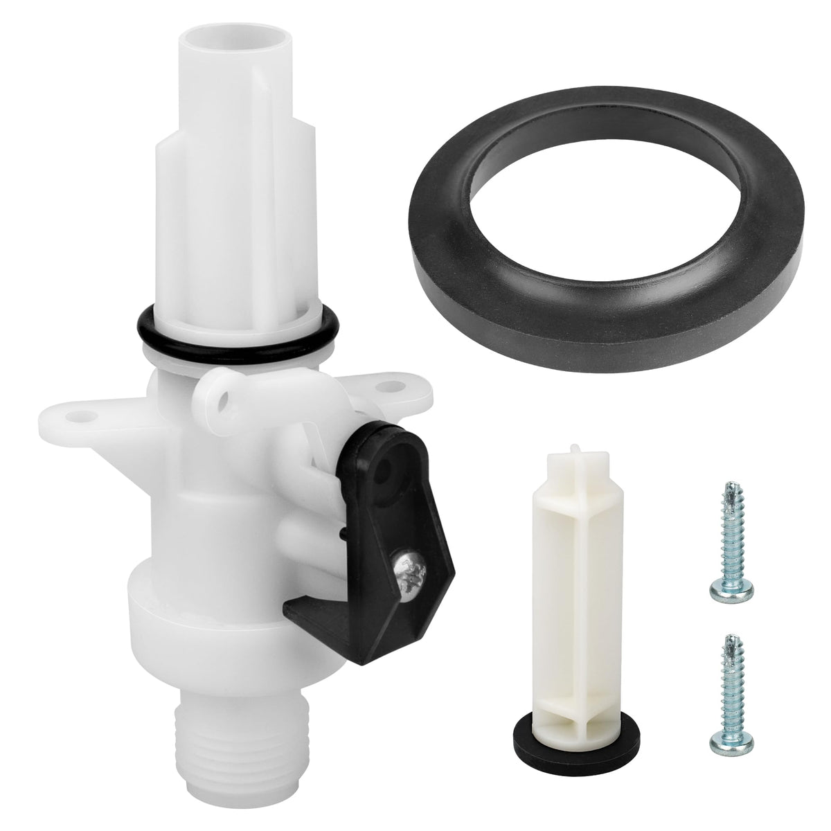 Ophjerg 13168 valve body close-up showing durable construction for Thetford Aqua Magic IV toilets