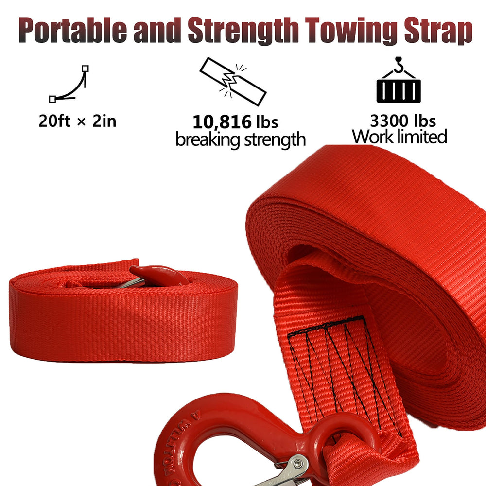 OPISICEN winch hook 2x20 zinc-coated for rust resistance