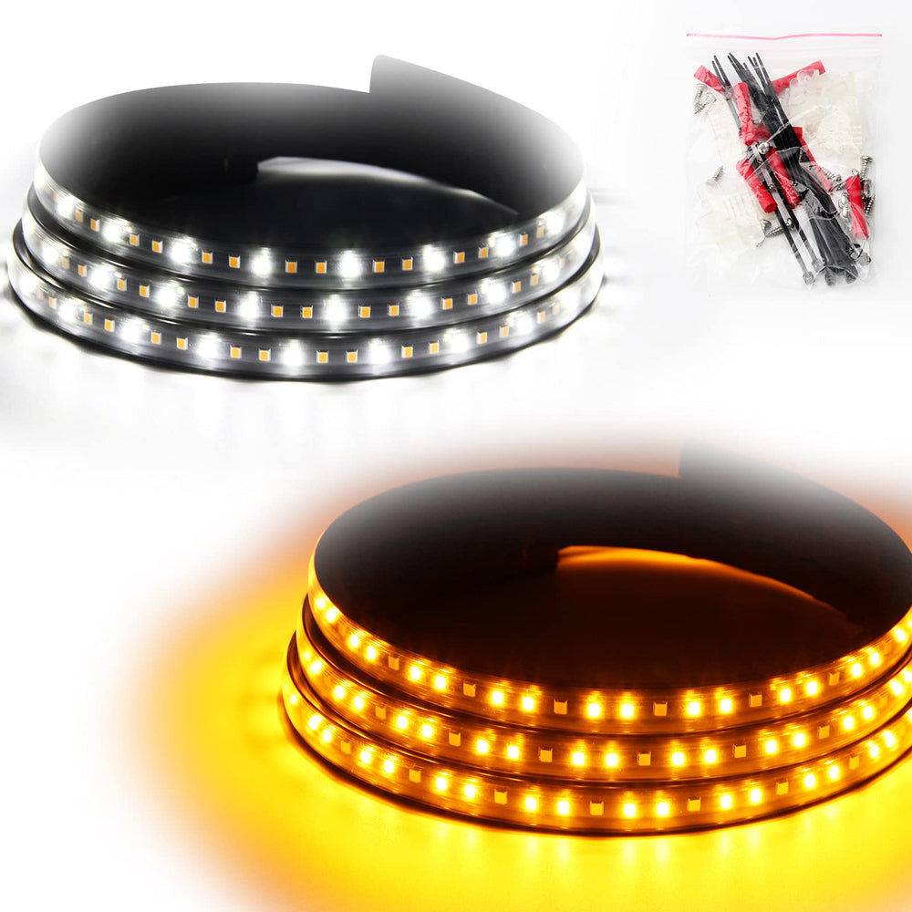OPL5 ready-to-install lights improve nighttime visibility on extended cabs.