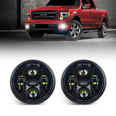 OPP ULITE F150 LED fog light assembly improves nighttime visibility.