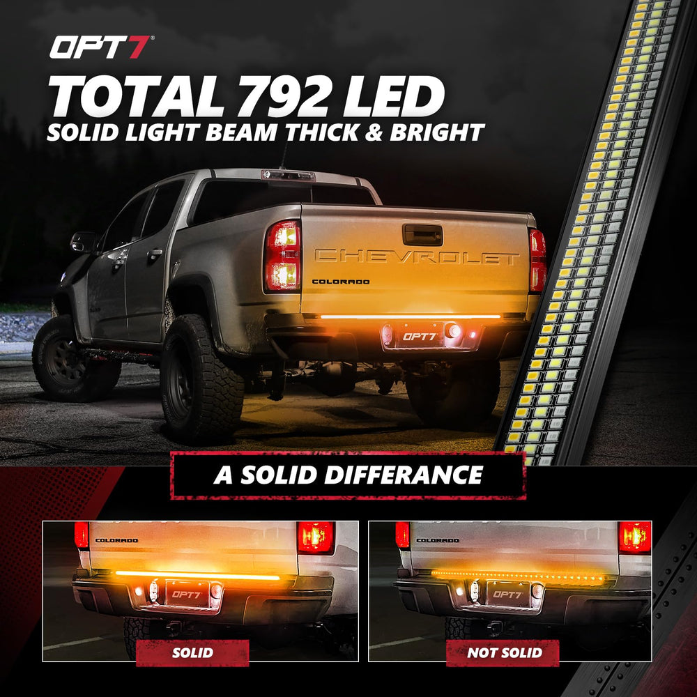 OPT7 Redline 48 IP67 waterproof seal guards against rain and snow.