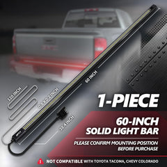 OPT7 Redline 60-Inch tailgate light bar sequential turn signals improve signaling