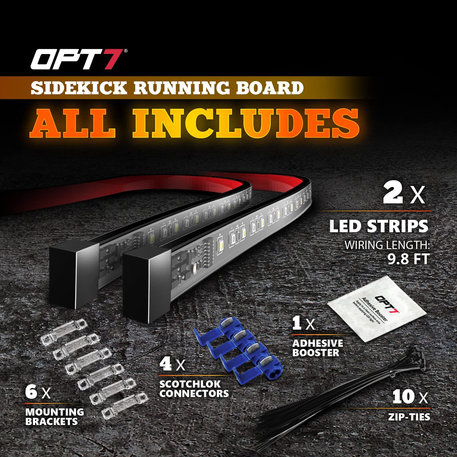OPT7 Strong 3M tape ensures secure adhesion through wash cycles.