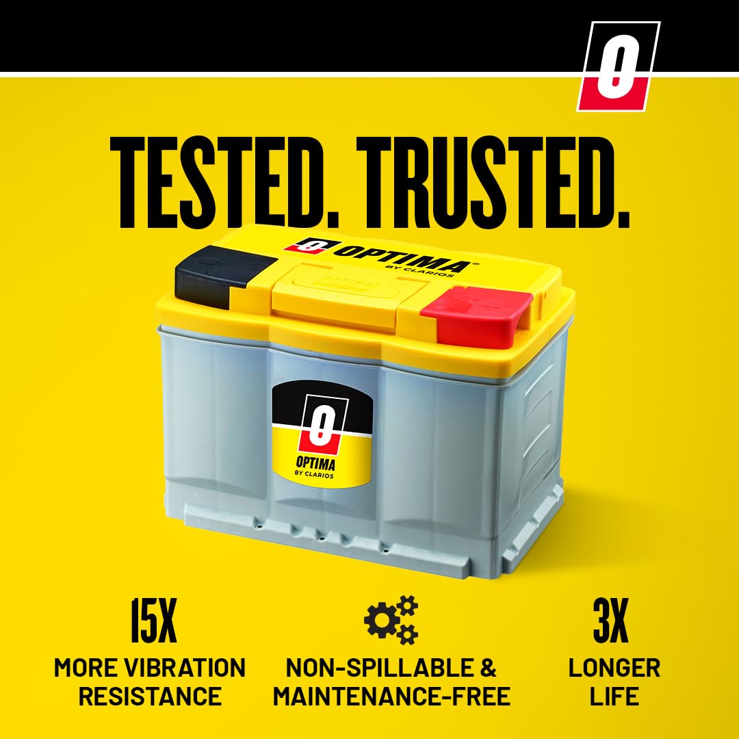 OPTIMA YELLOWTOP 800 CCA spec highlights strong cold-start capability.
