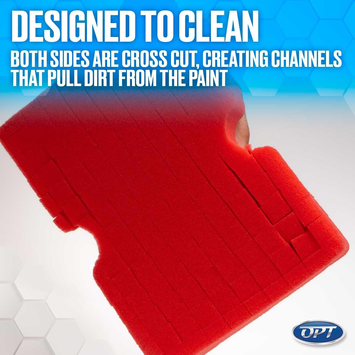 Optimum Big Red Sponge reusable with simple rinse and dry.