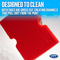 Optimum Big Red Sponge reusable with simple rinse and dry.