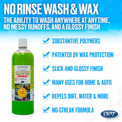 Indoor detailing with Optimum No Rinse enables near-waterless garage washing.