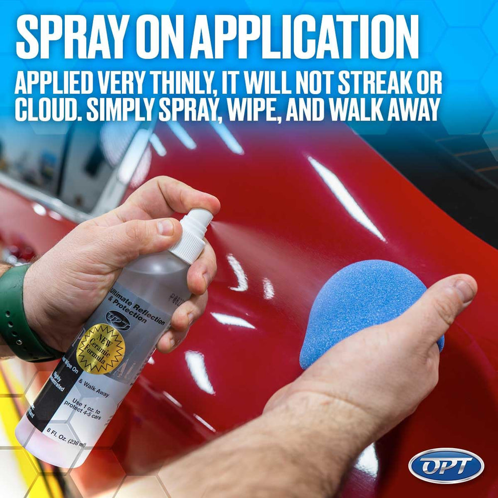 Optimum Opti-Seal creates an even coat with showroom gloss on paint.