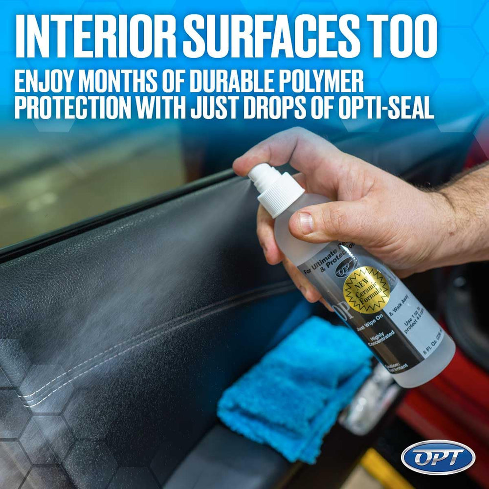 Optimum Opti-Seal interior upholstery protection helps maintain a clean cabin.