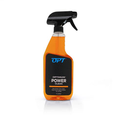 Optimum Power Clean bottle ready for all-purpose exterior cleaning, lifting grime efficiently.