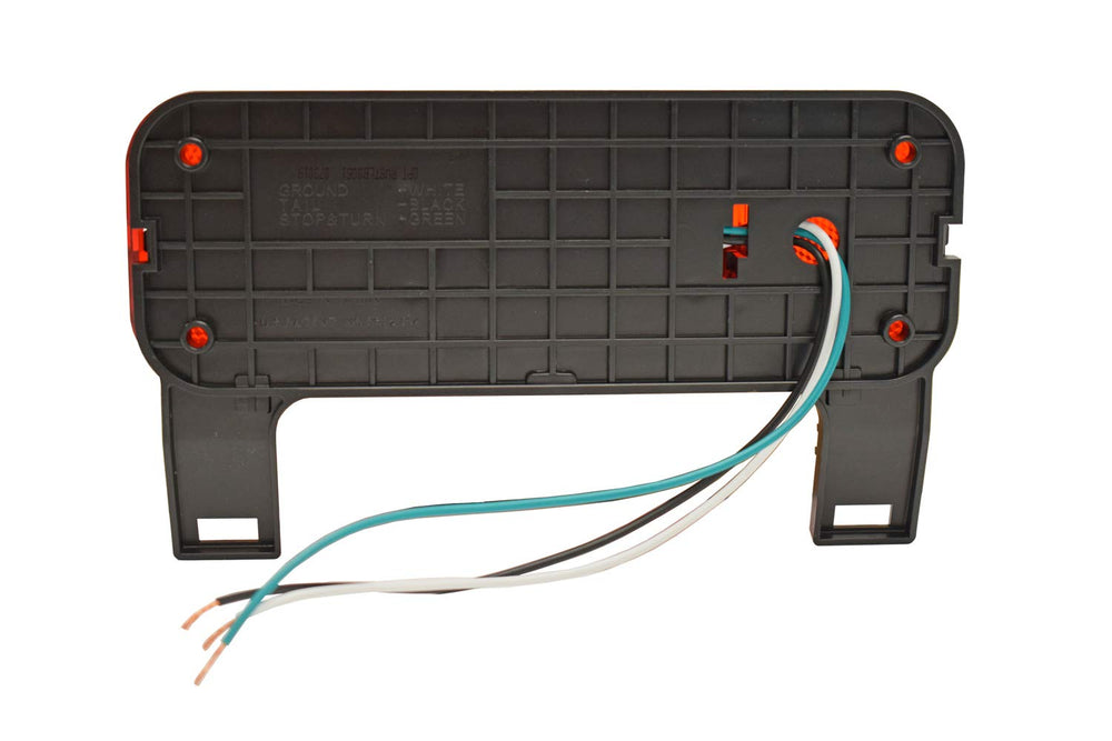 Optronics One LED tail light right side with black base for surface mounting.