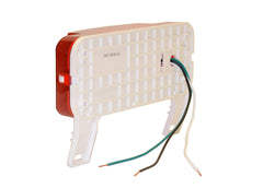Optronics One LED tail light right side for surface mounting with white base.
