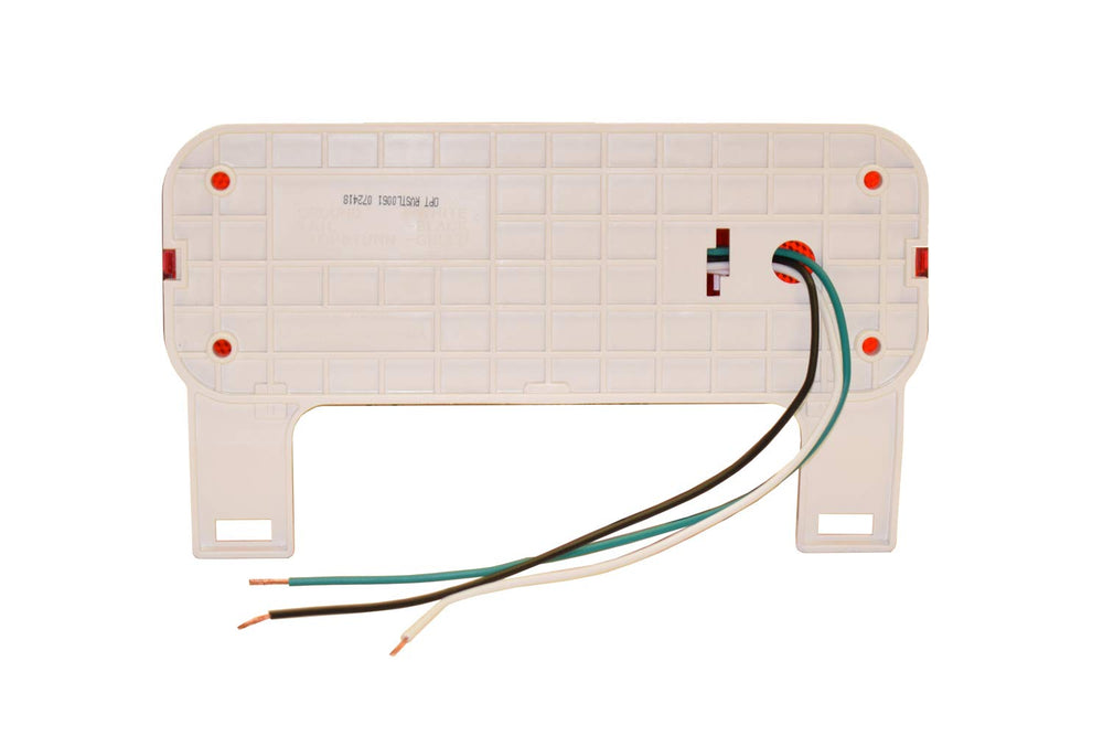 Optronics tail light acrylic lens detail enhances visibility.
