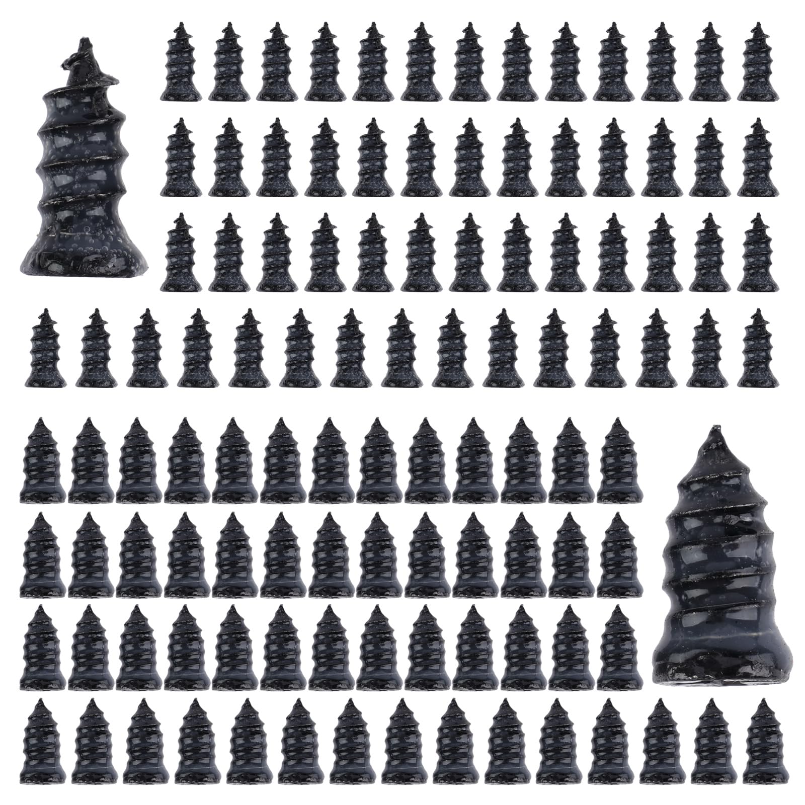 Opvixi 110pc tire screws kit in compact packaging for quick roadside puncture fixes.