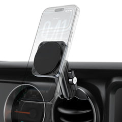 OQTIQ dual-ring N55 magnets provide strong hold on Jeep roads.