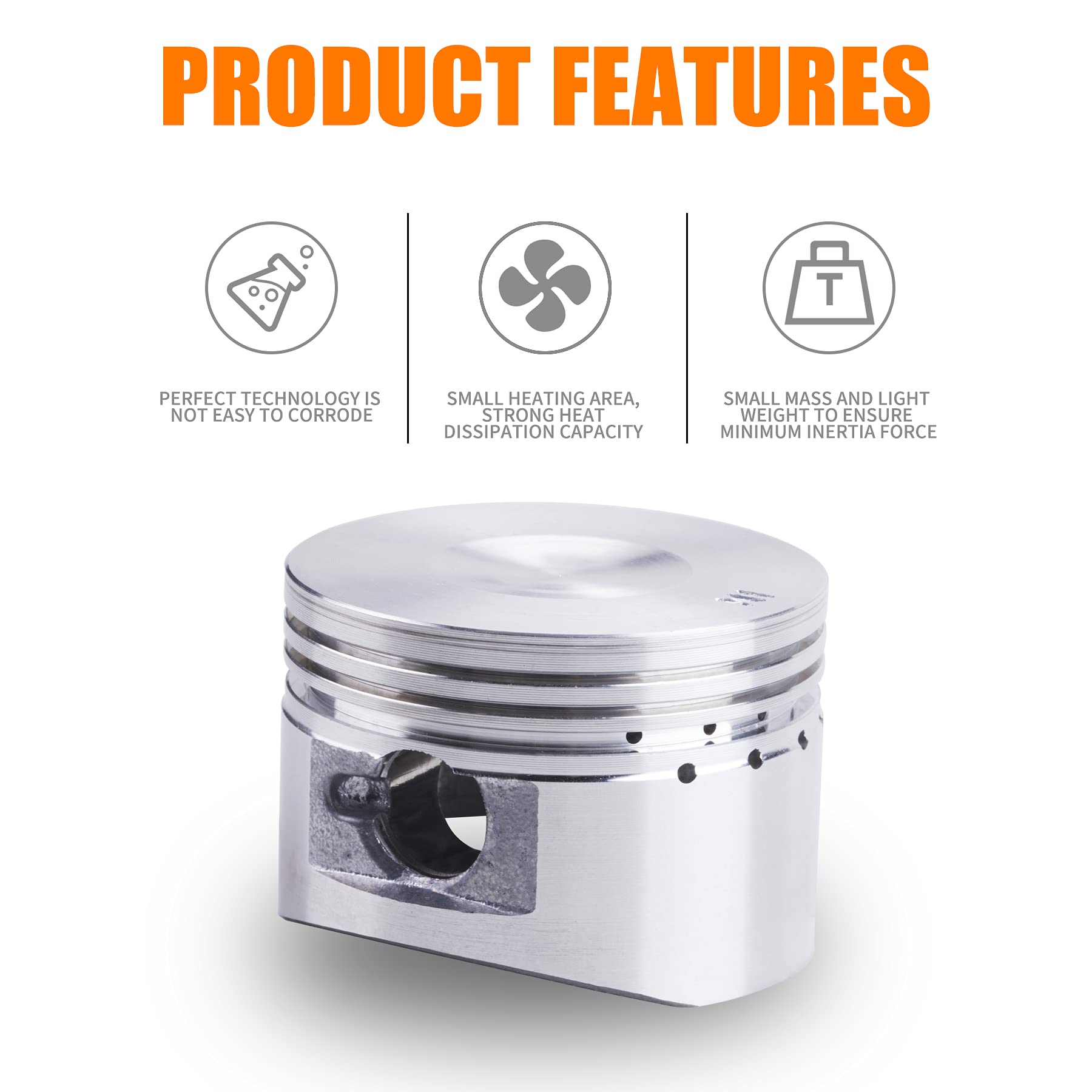 ORAEVY 13mm wrist pin for secure piston installation