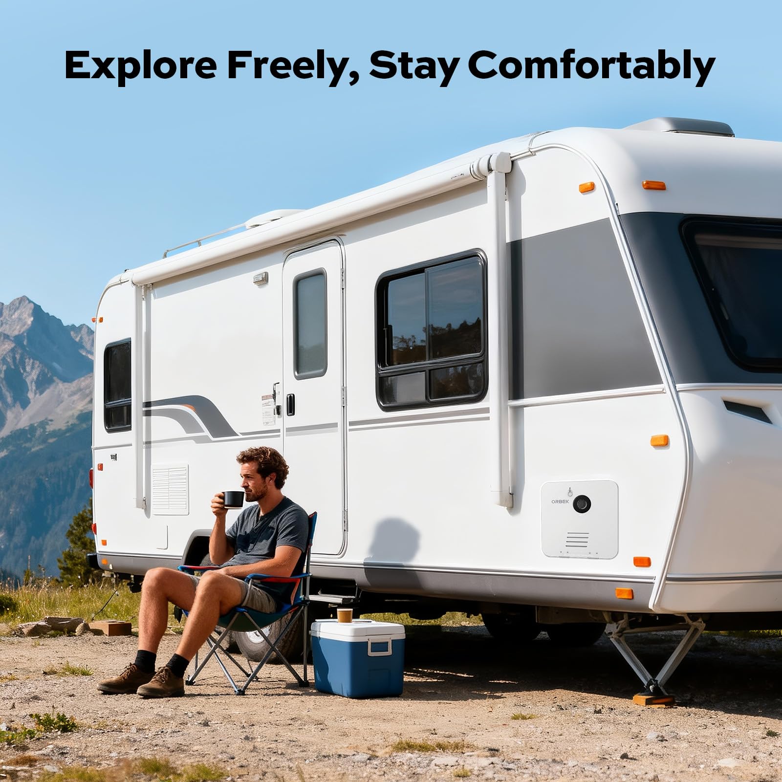 Orbek RV door flush-mounted installation reduces potential leaks