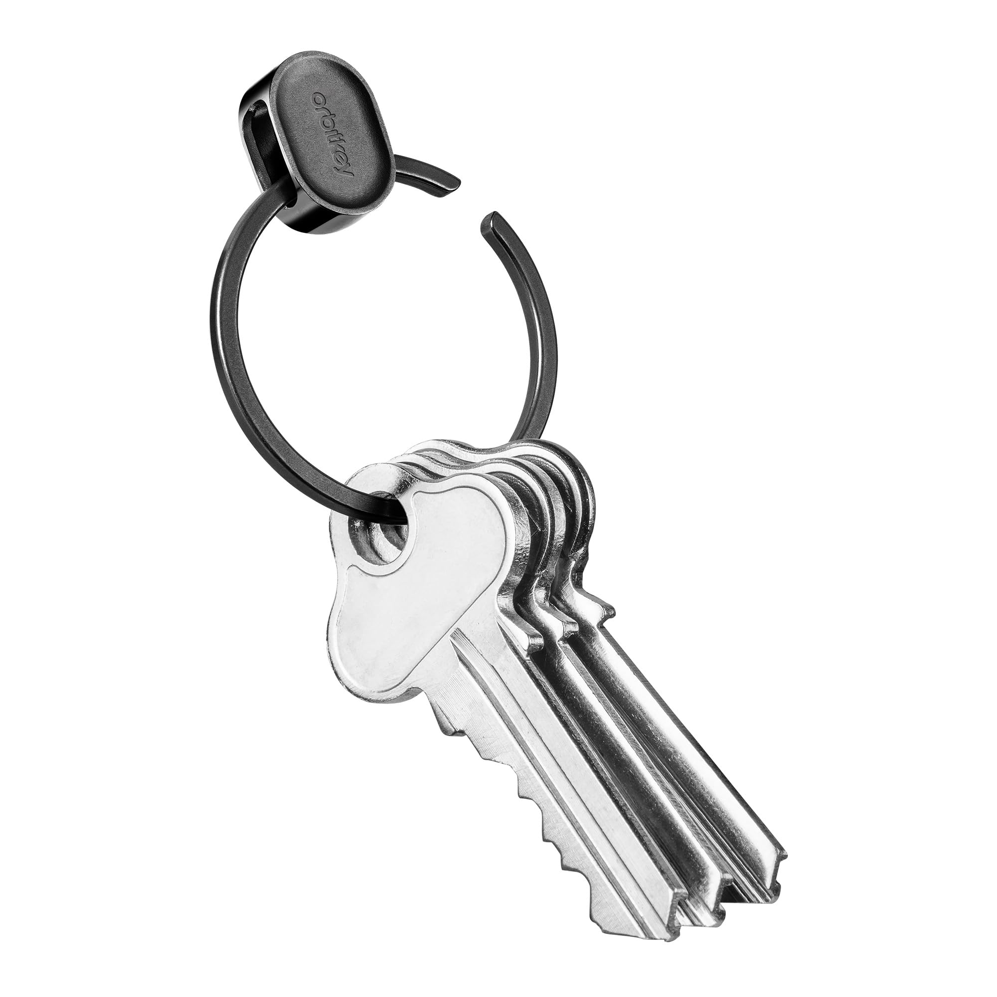 Orbitkey Ring V2 travel-friendly keyholder keeps keys organized on the go.