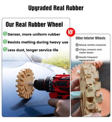 OrbitShell metal blades ideal for glass and tiles where wheels struggle.