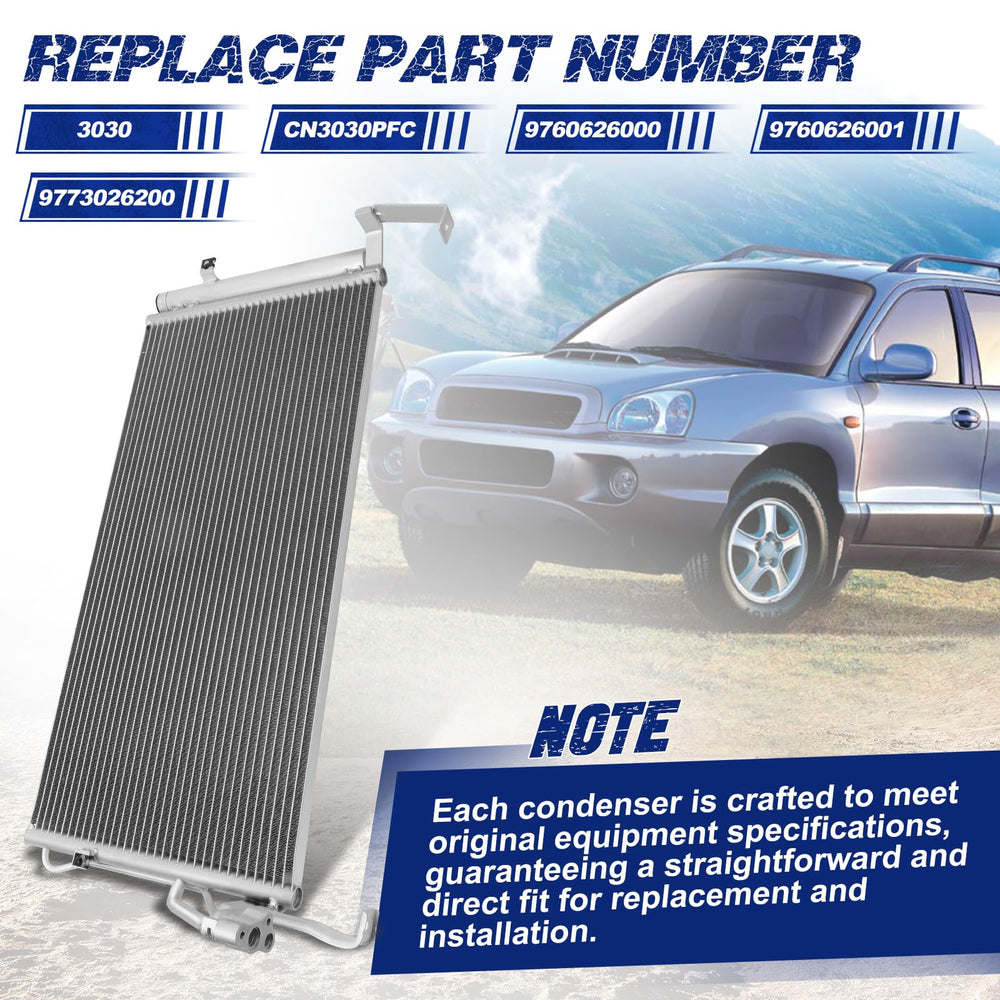 Orceed Grand Cherokee L 2021 condenser fits for easy installation.