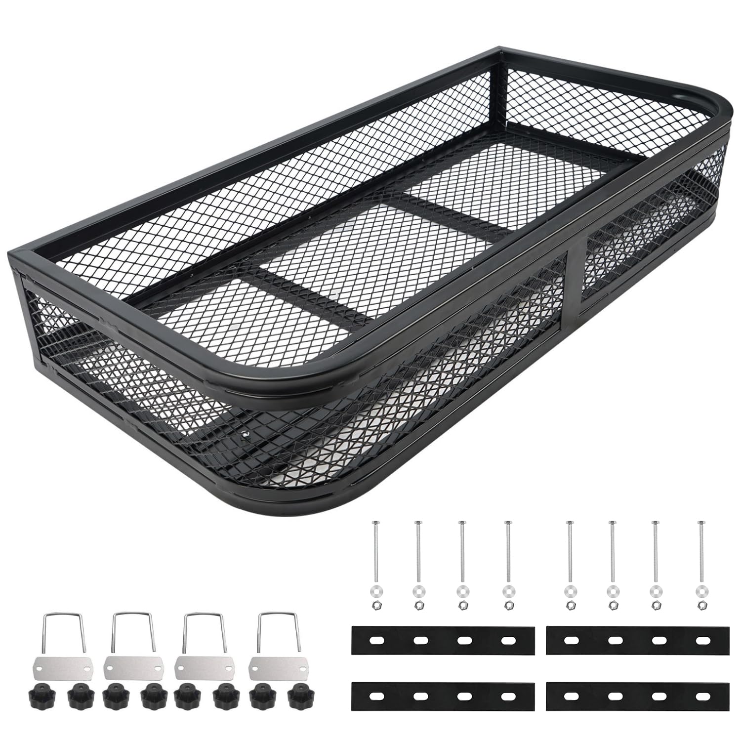 ORCISH ATV front cargo basket overview showing rugged storage on trails