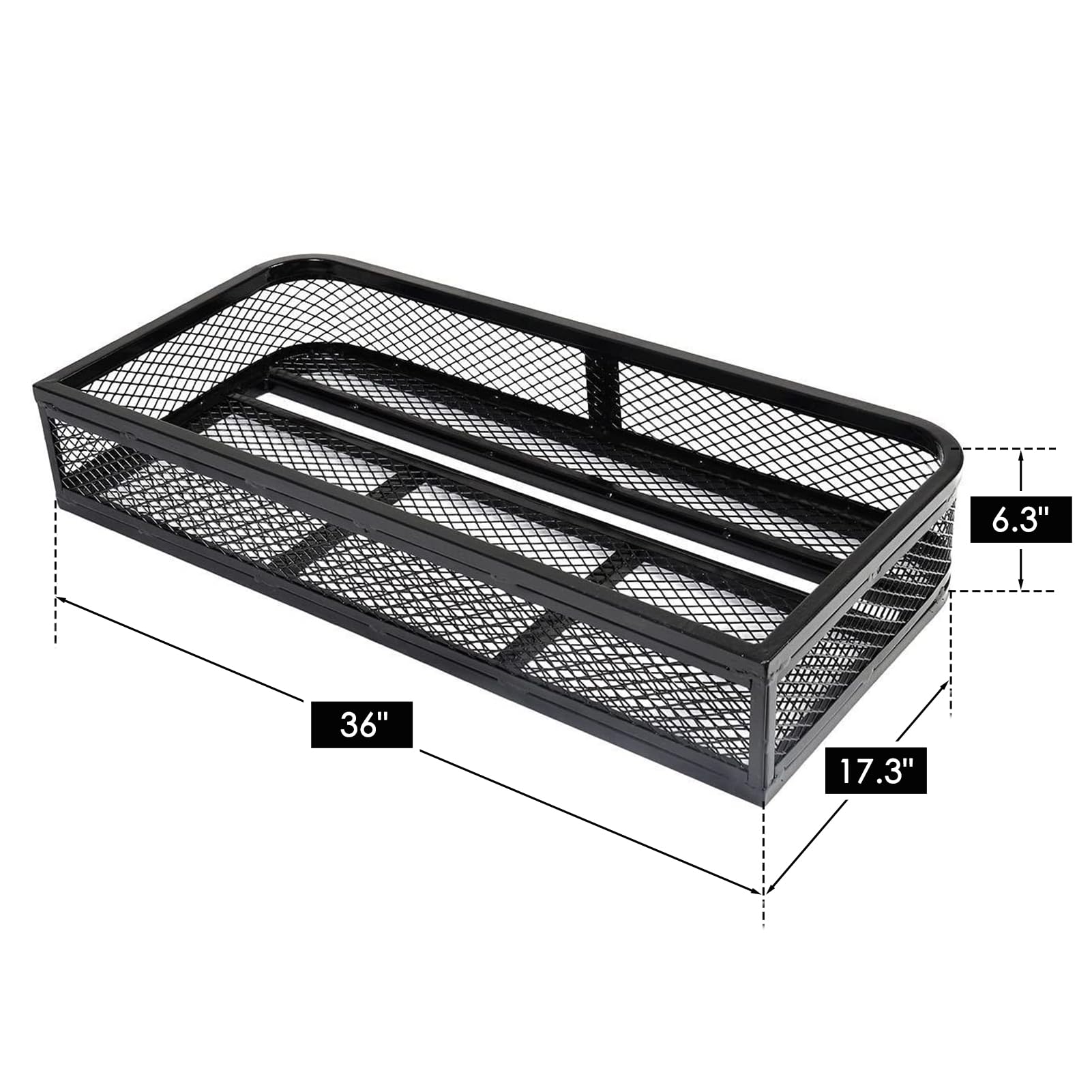 Close-up of ORCISH heavy-duty front basket mesh durability