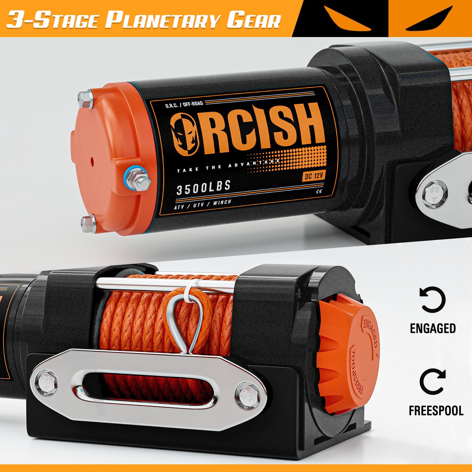 ORCISH wireless remote control for easy on-the-go operation