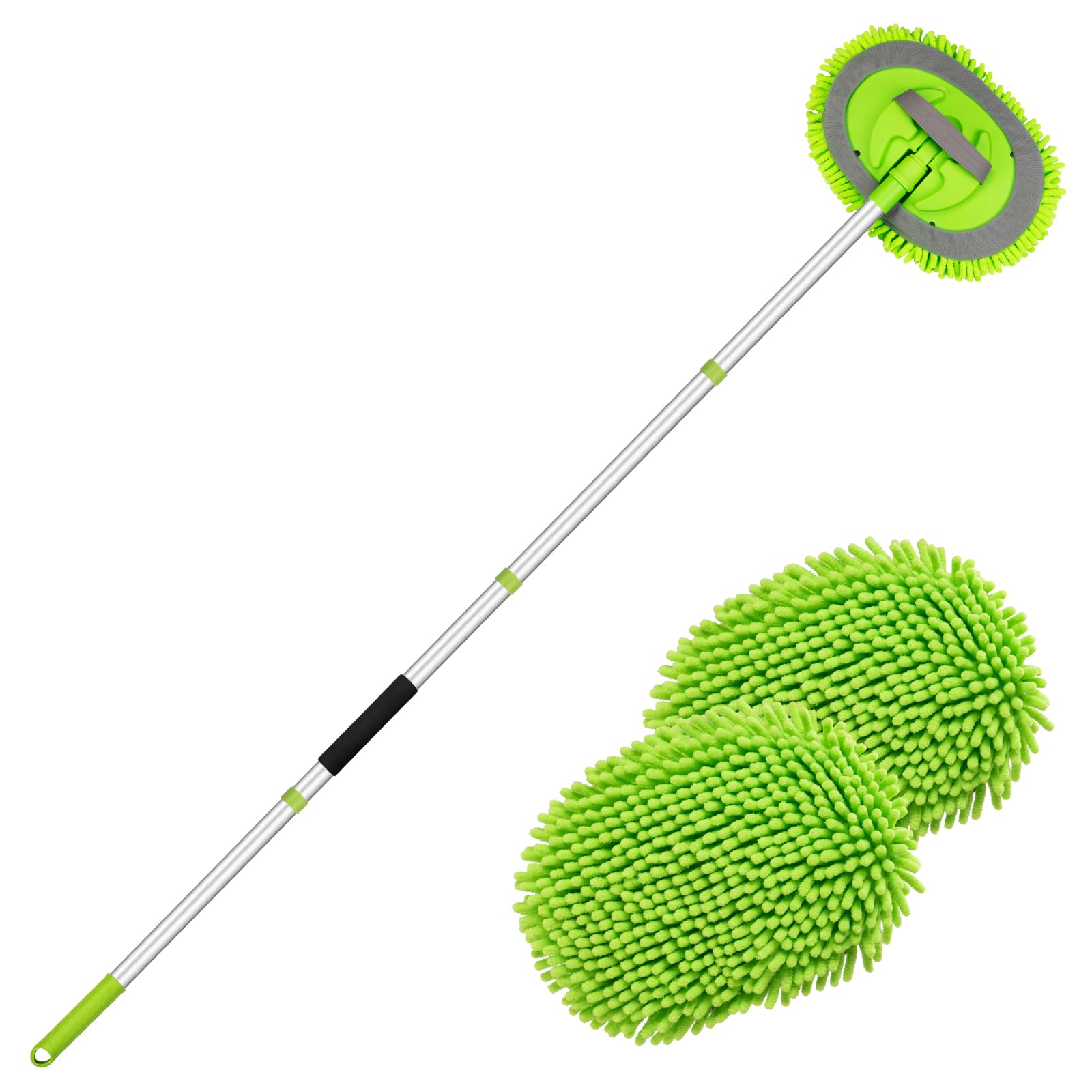Ordenado 62-inch car wash brush assembly for easy reach and grime removal