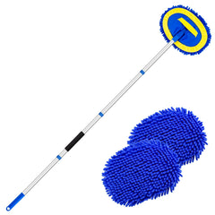 Ordenado 62-inch car wash brush assembly extends reach for high areas without bending.