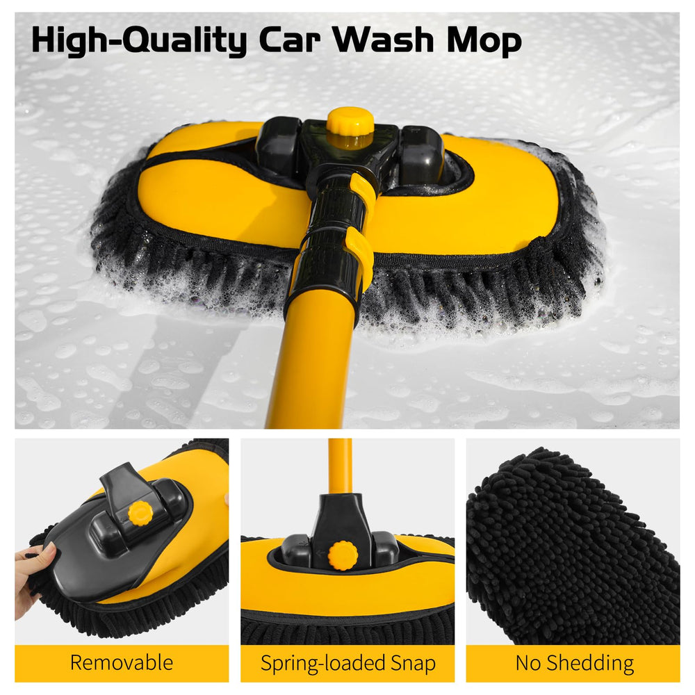 Ordenado detachable brush head stores compactly after use.