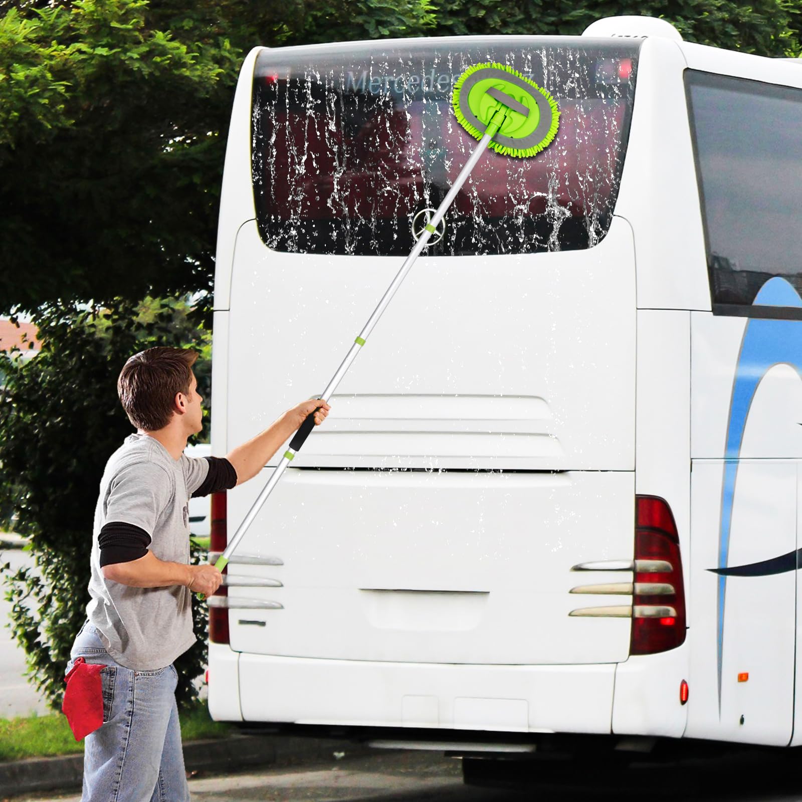 Ordenado gift-ready car wash kit with spare head included